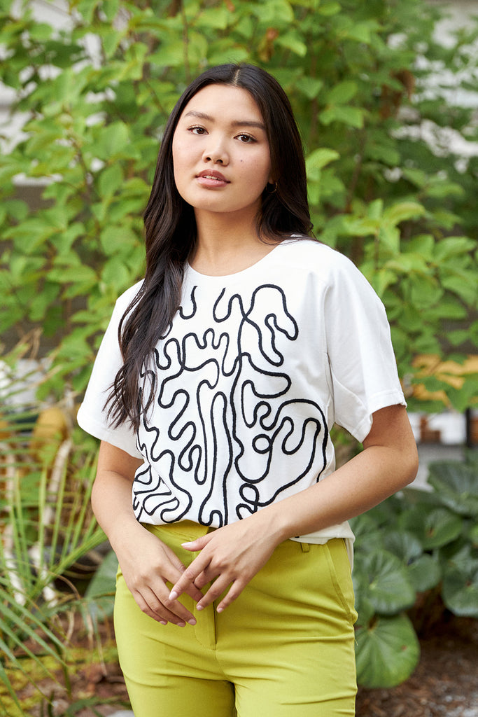 Jada Graphic Detail Top - fab'rik