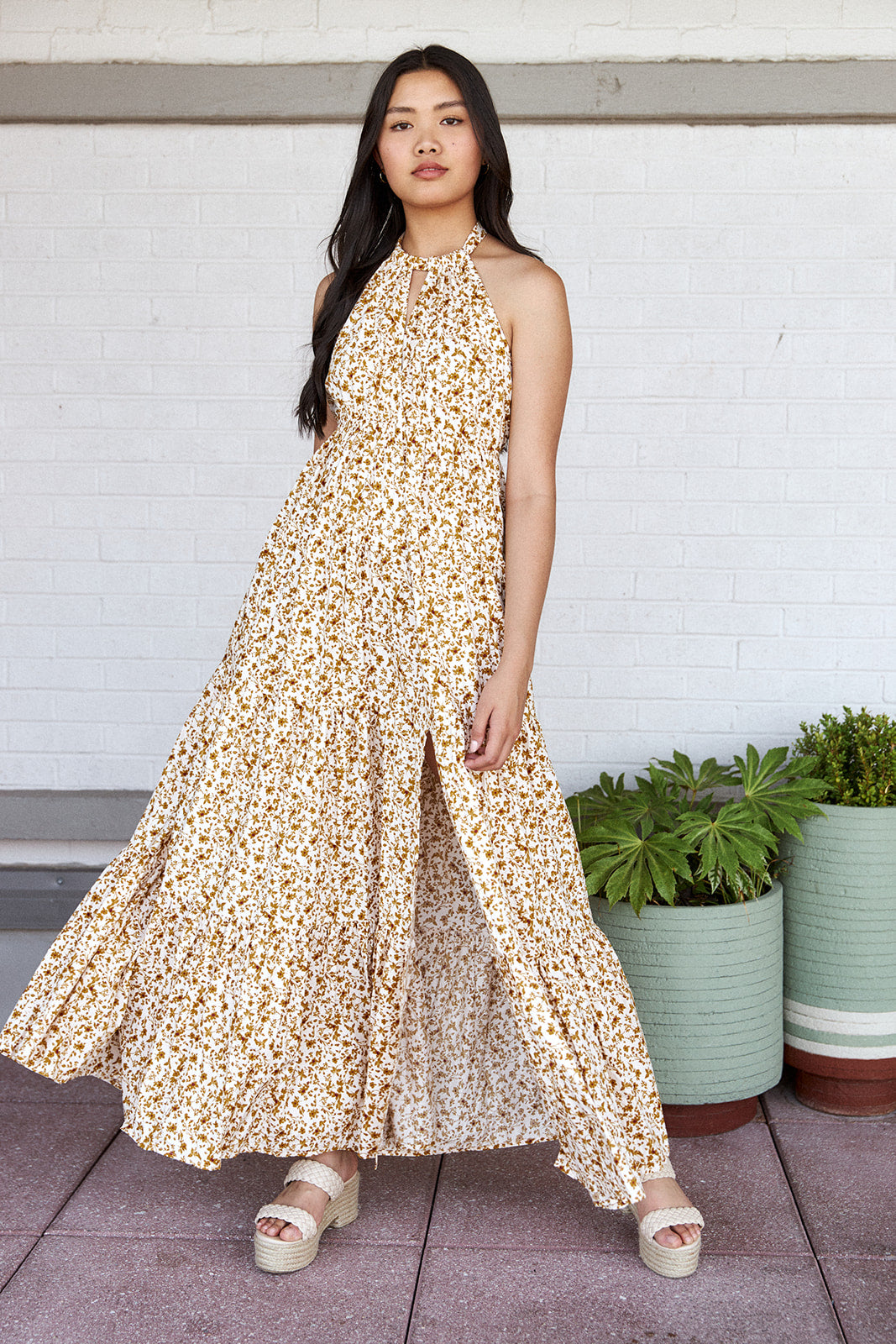 Syra Floral Maxi Dress - fab'rik