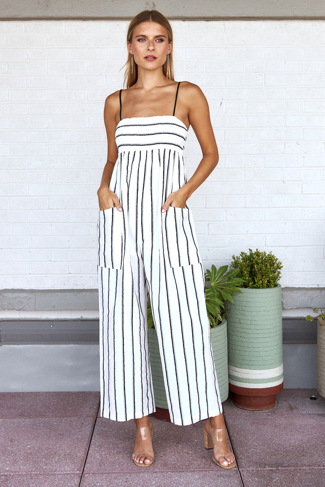 Gemma Striped Jumpsuit - fab'rik