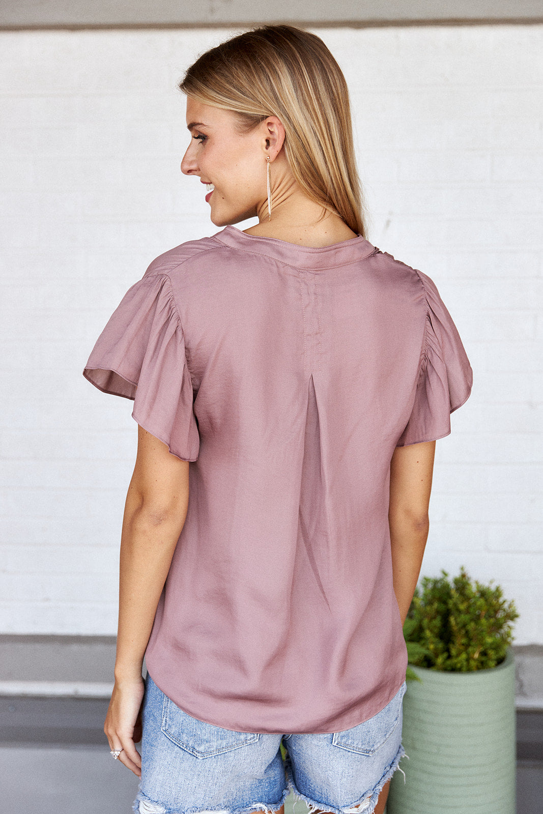 Quinn V Neck Blouse - fab'rik