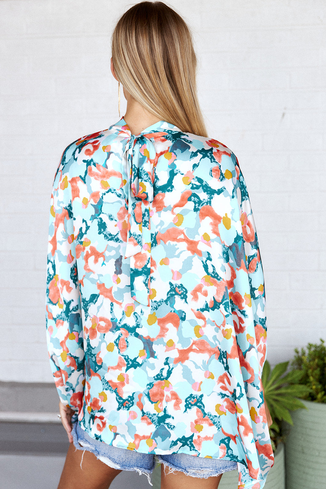 Orlie Floral High Neck Blouse - fab'rik