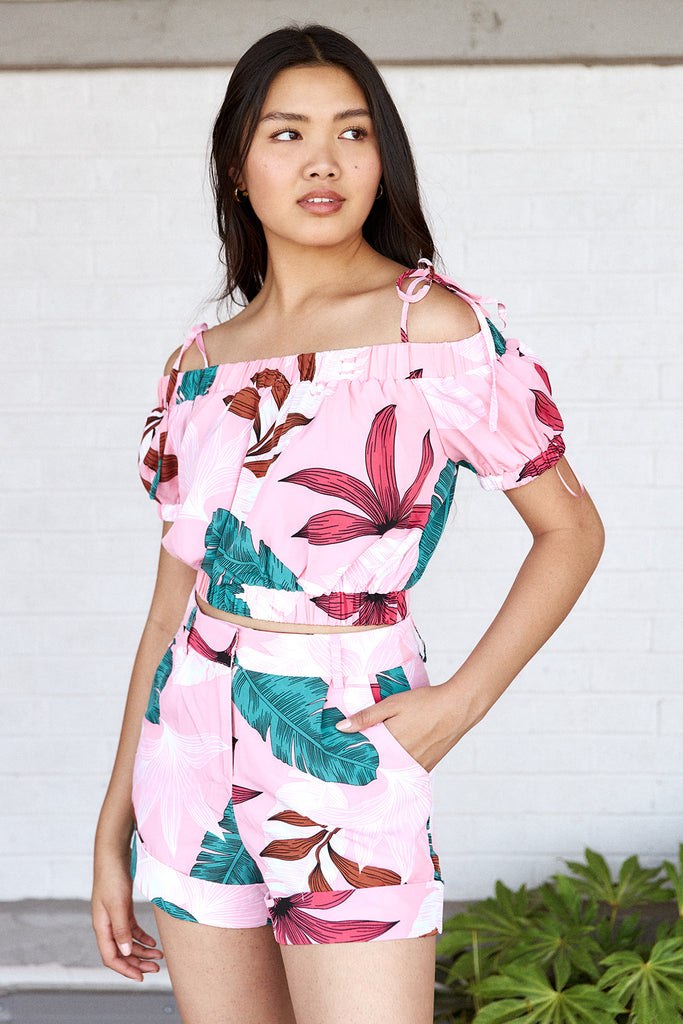 Sloan Floral Printed Short - fab'rik
