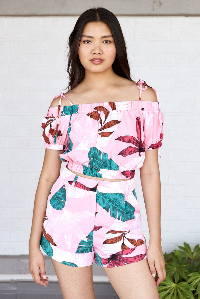 Sloan Floral Printed Top - fab'rik