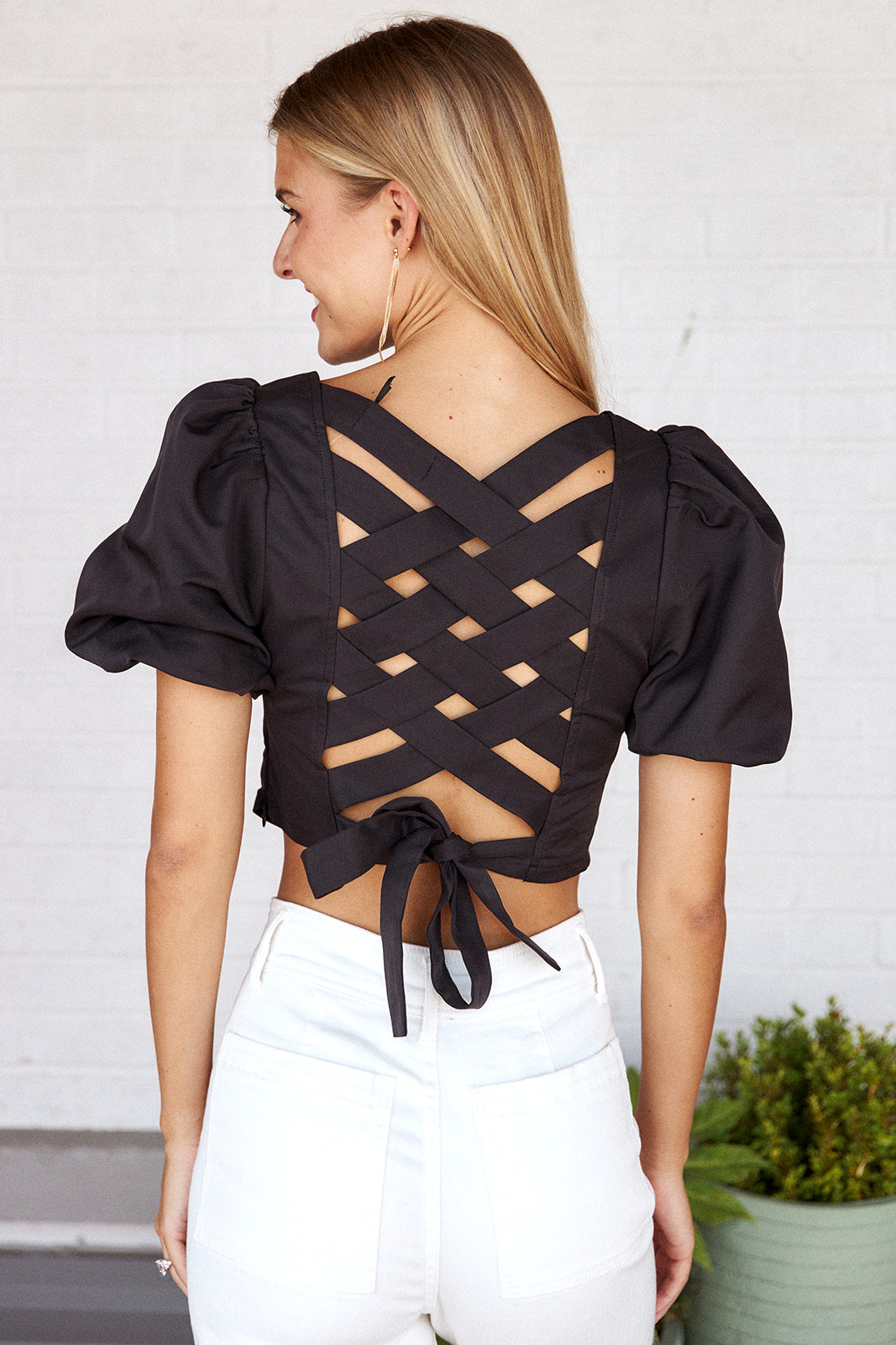 Ezra Puff Sleeve Blouse - fab'rik