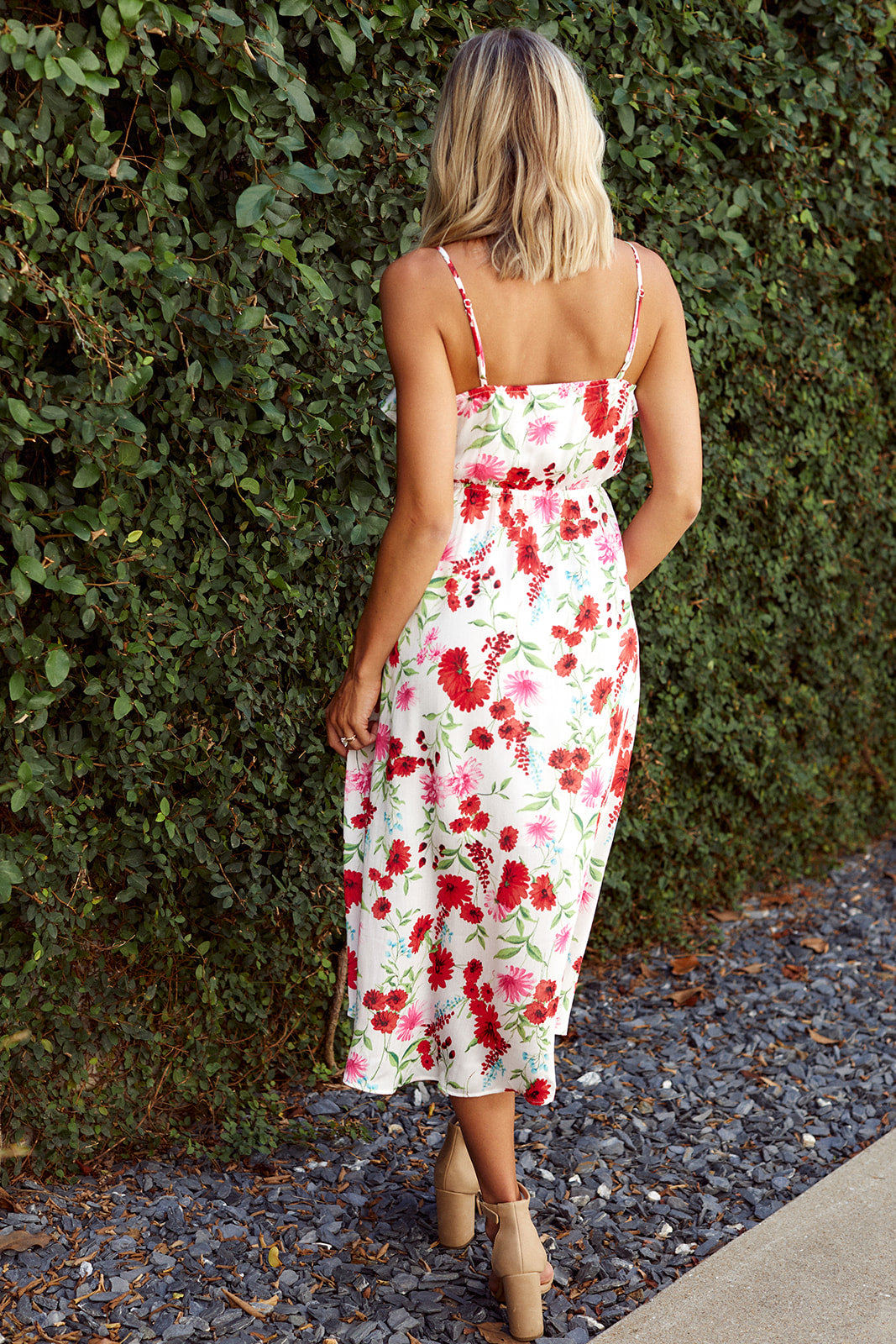 SALE - Gresham Floral Midi Dress - fab'rik