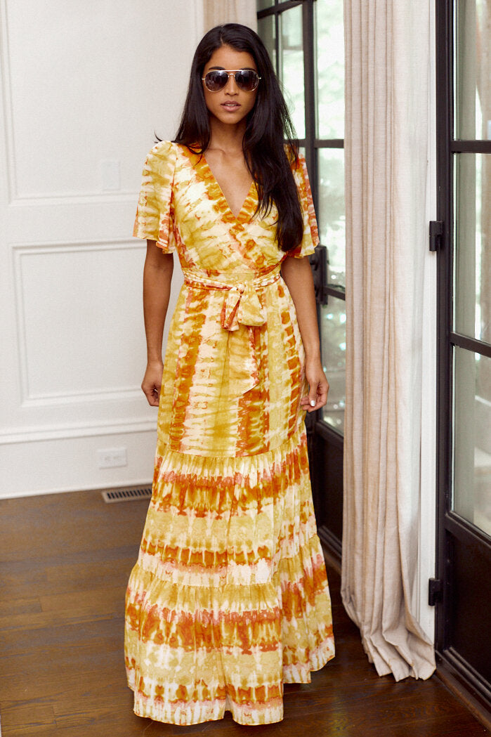SALE - Phoenix Tie Dye Maxi Dress - fab'rik