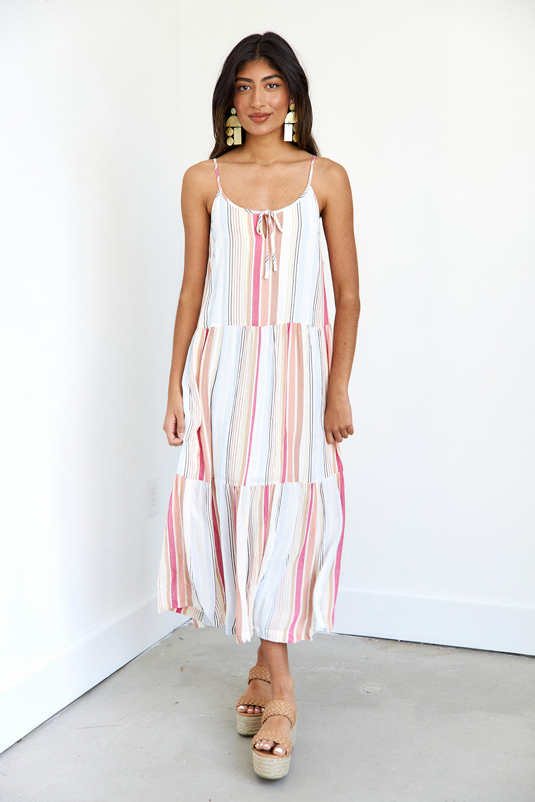 Z Supply Blaire Striped Midi Dress - fab'rik