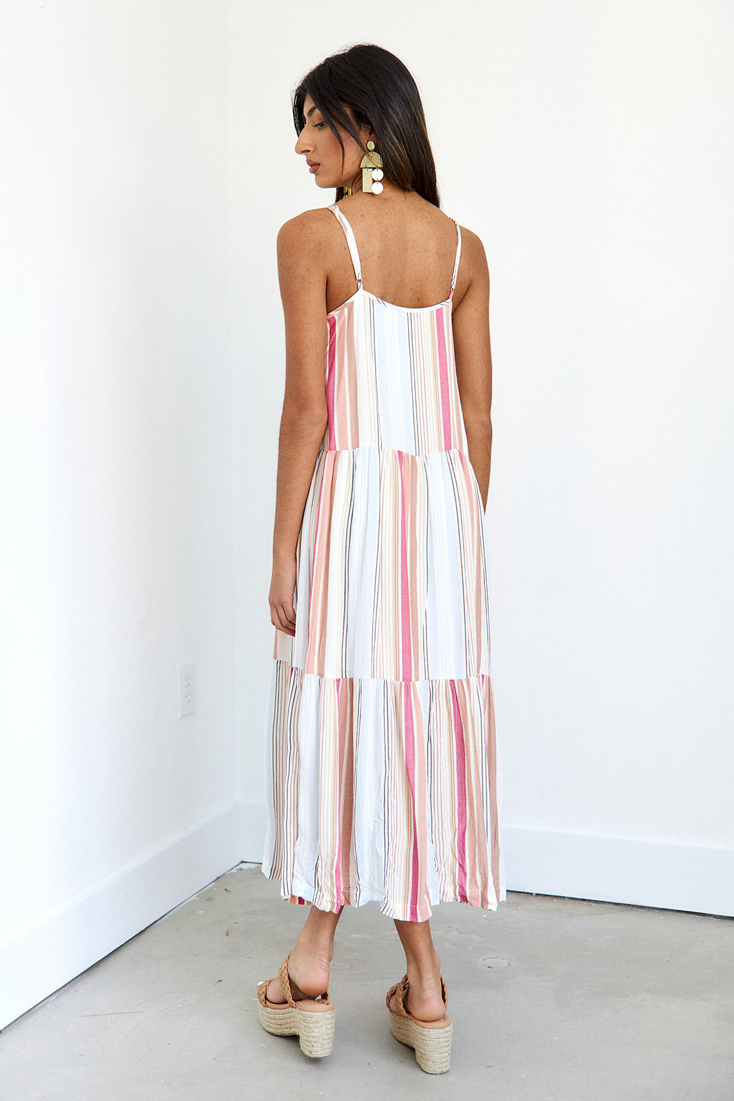 Z Supply Blaire Striped Midi Dress - fab'rik