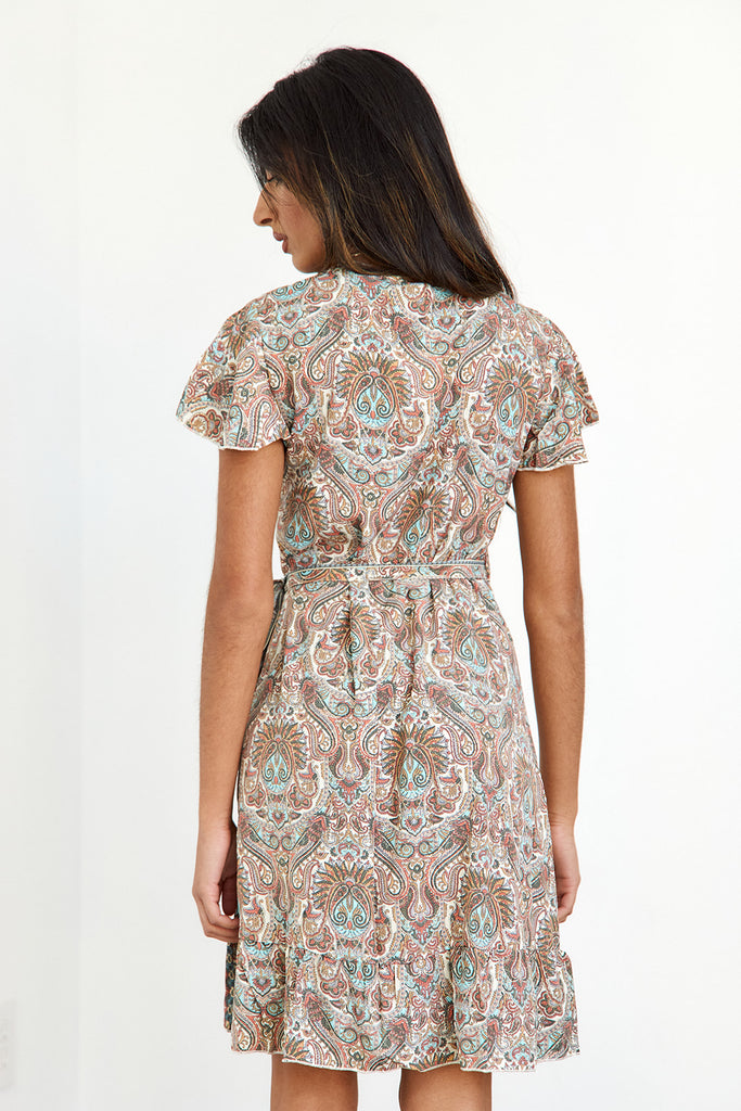 Bowie Wrap Mini Dress - fab'rik
