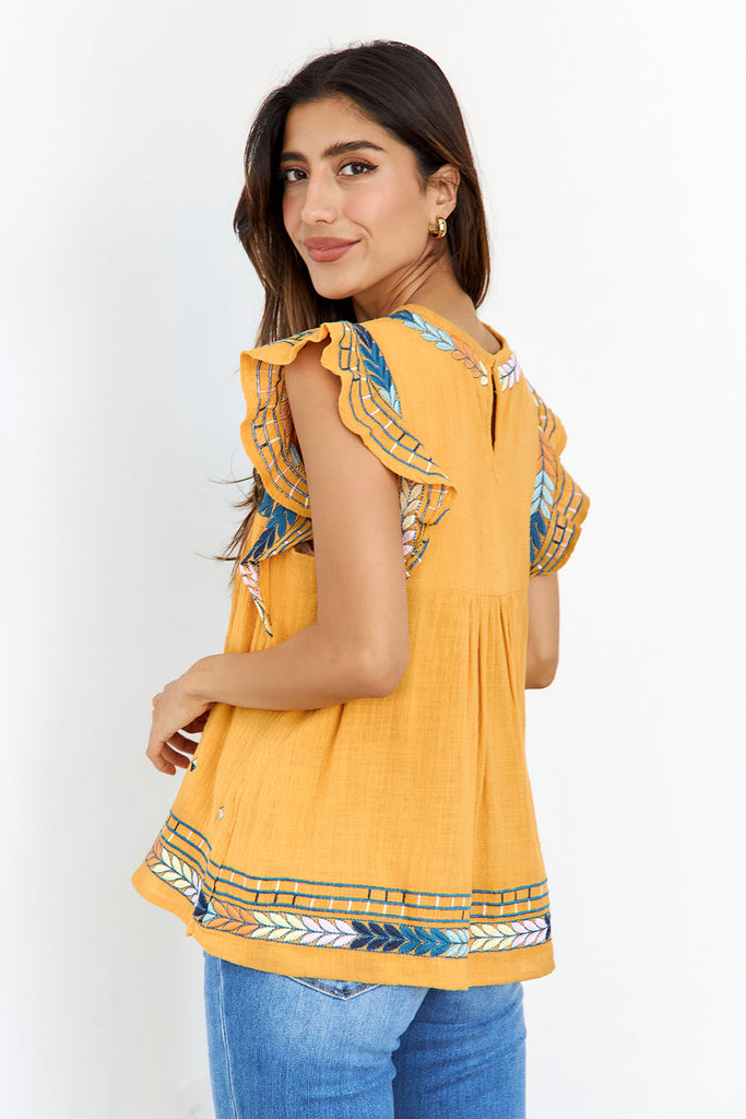 Mercy Embroidered Blouse - fab'rik