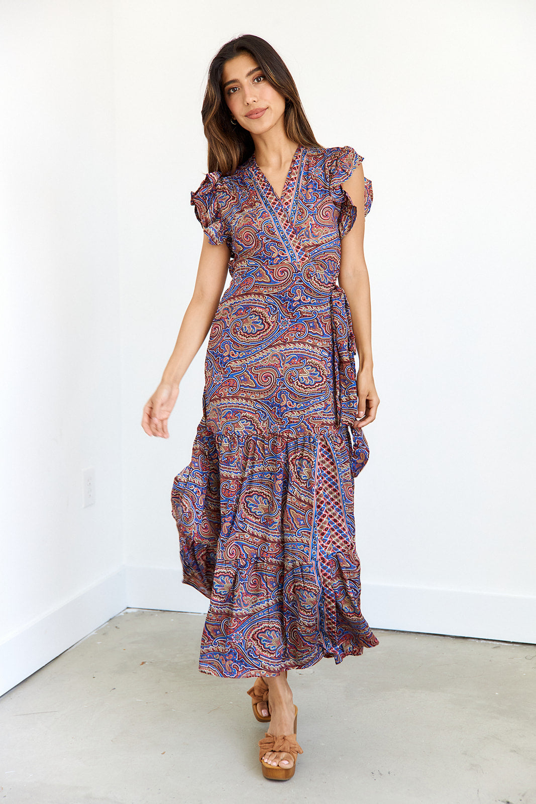 Brooklyn Wrap Maxi Dress - fab'rik