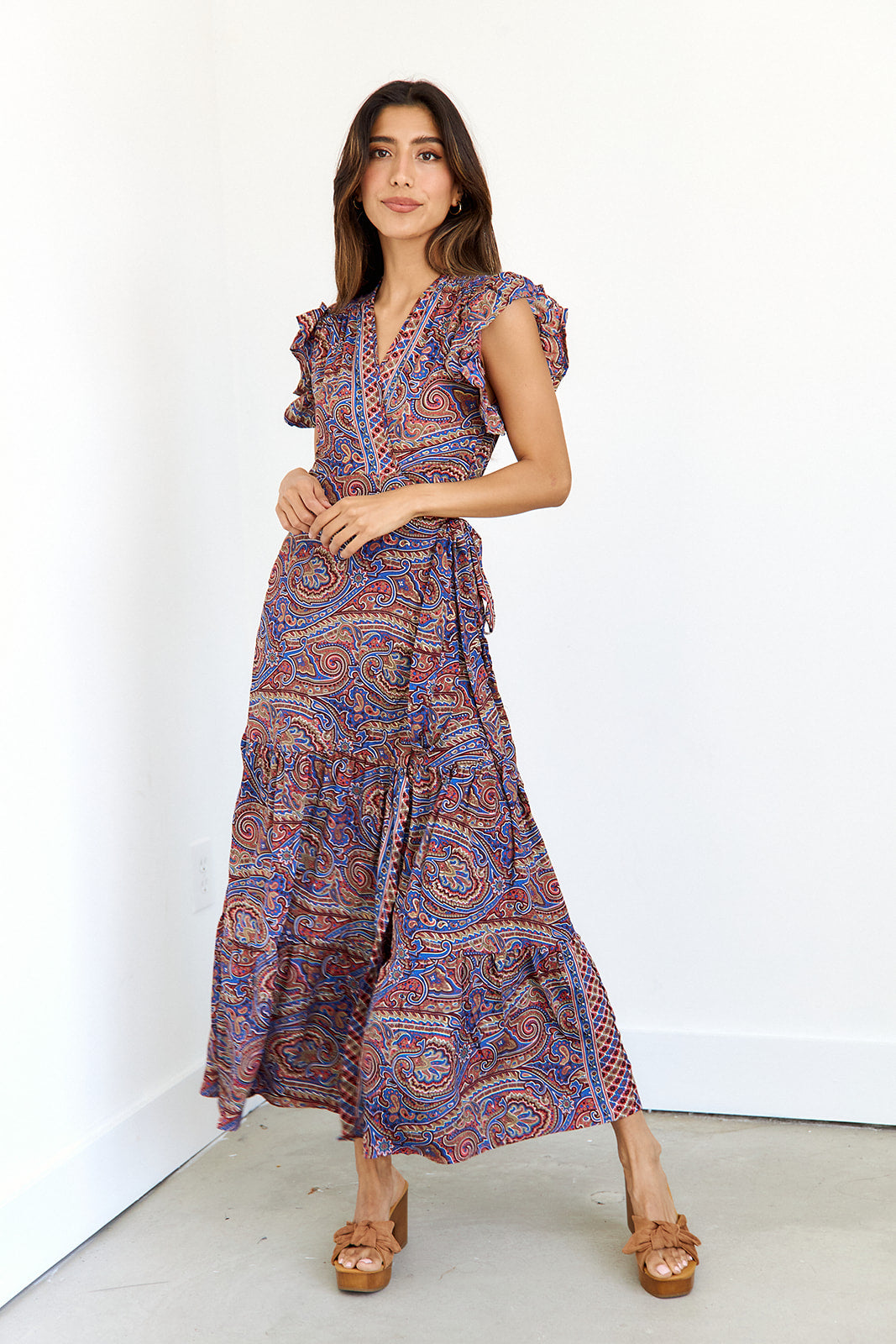 Brooklyn Wrap Maxi Dress - fab'rik