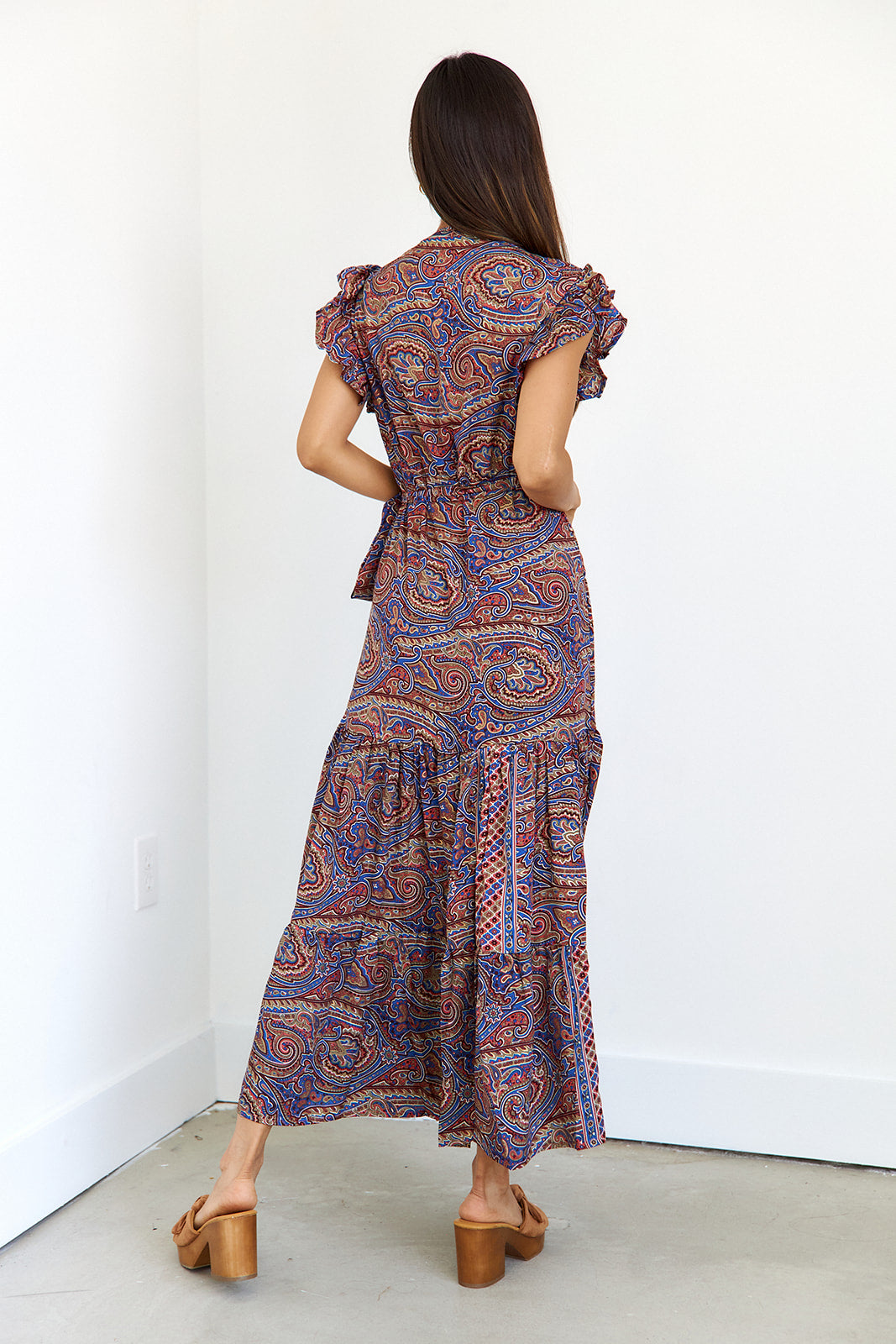 Brooklyn Wrap Maxi Dress - fab'rik