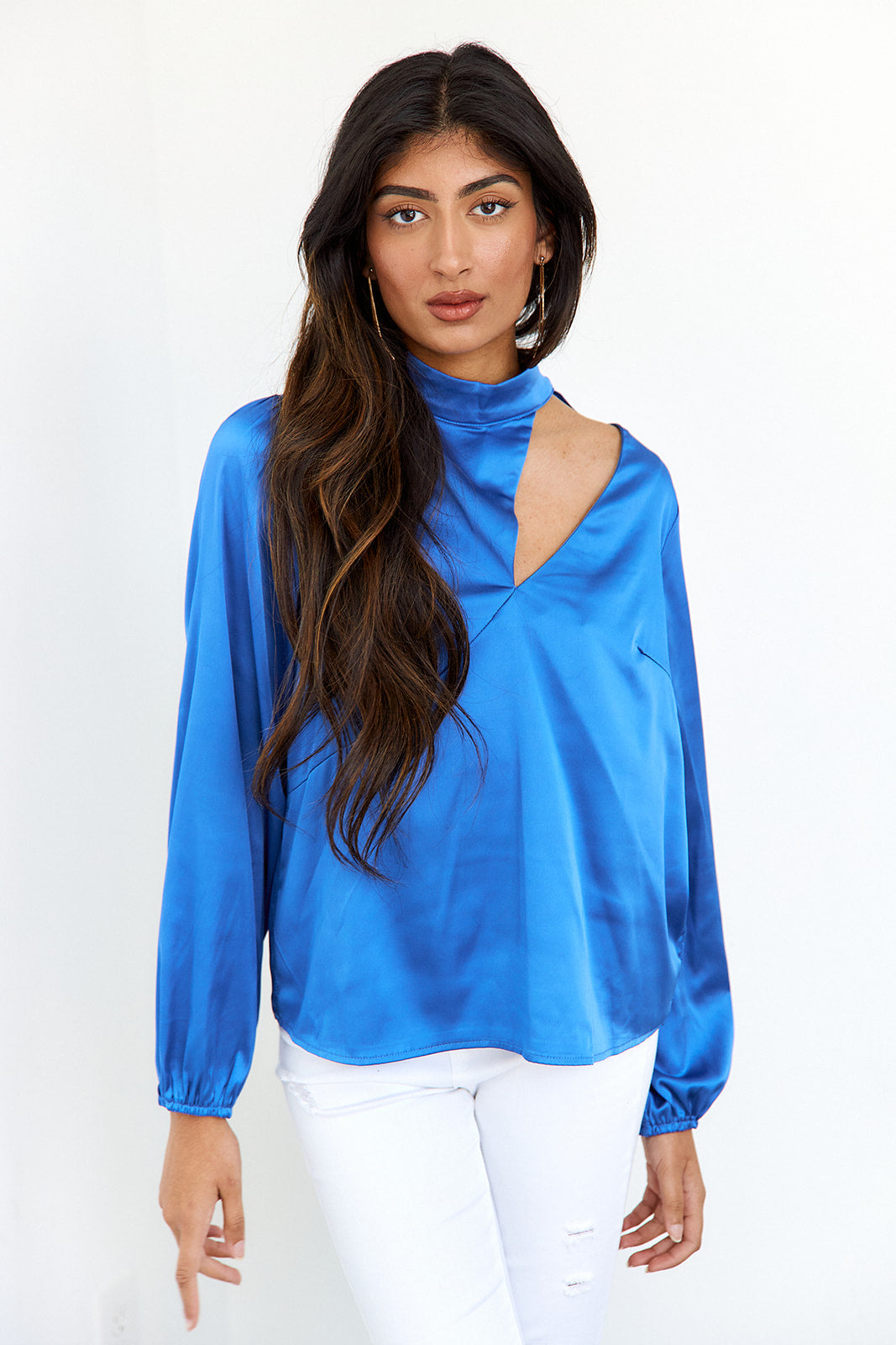 Joelle Cut Out Blouse - fab'rik