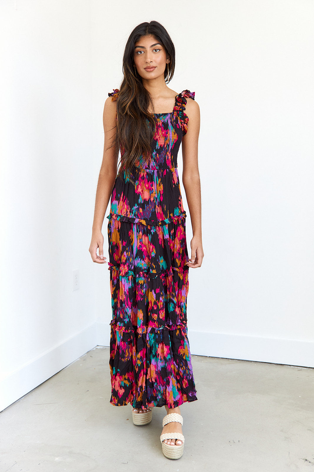 Cambria Floral Maxi Dress - fab'rik