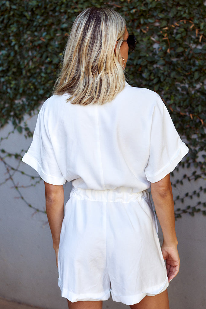 SALE - Laramie Denim Knit Romper - fab'rik