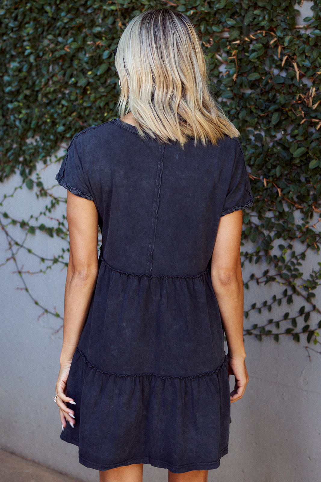 Cyn Tiered T-Shirt Dress - fab'rik