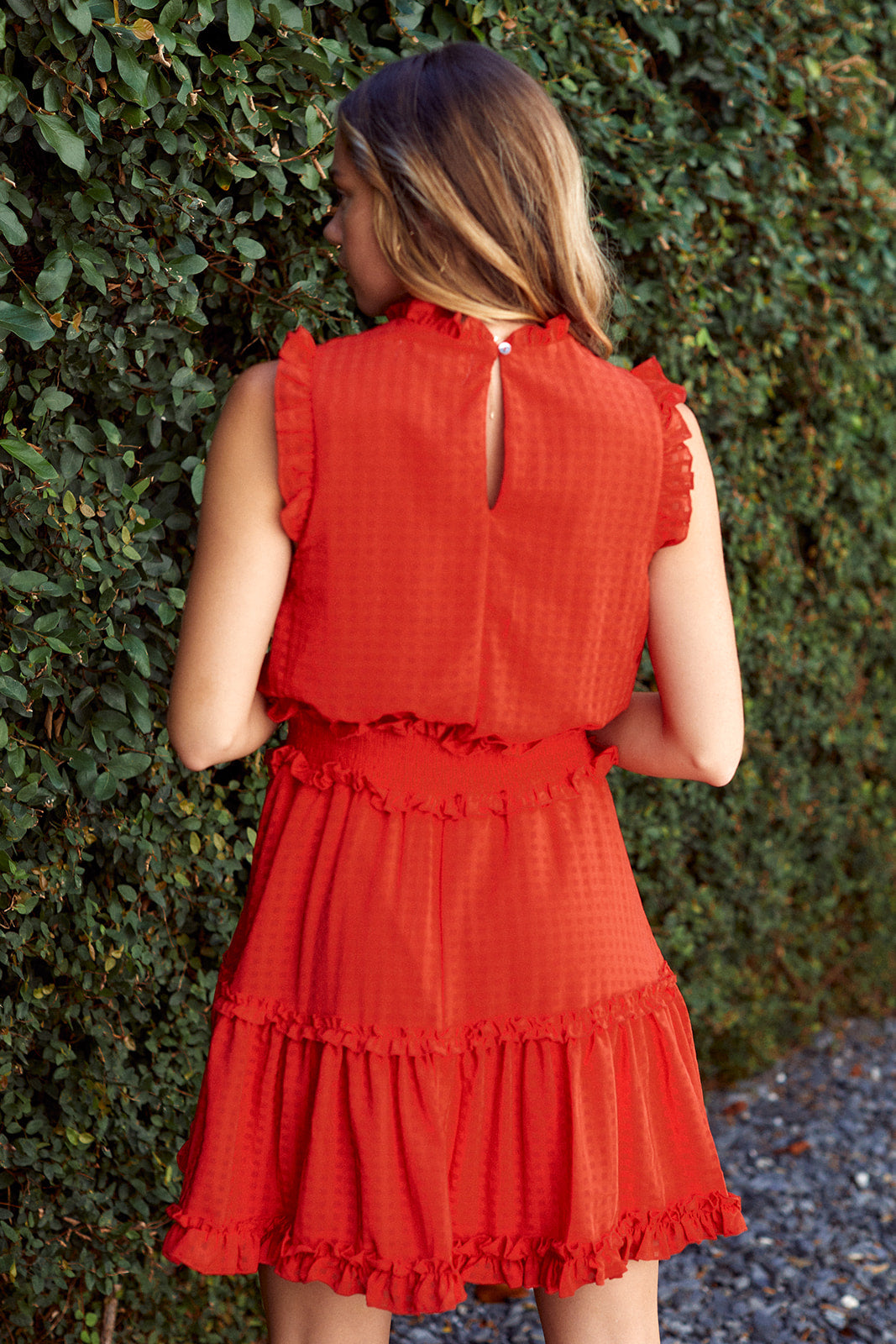 SALE - Nola Ruffled Trim Dress - fab'rik