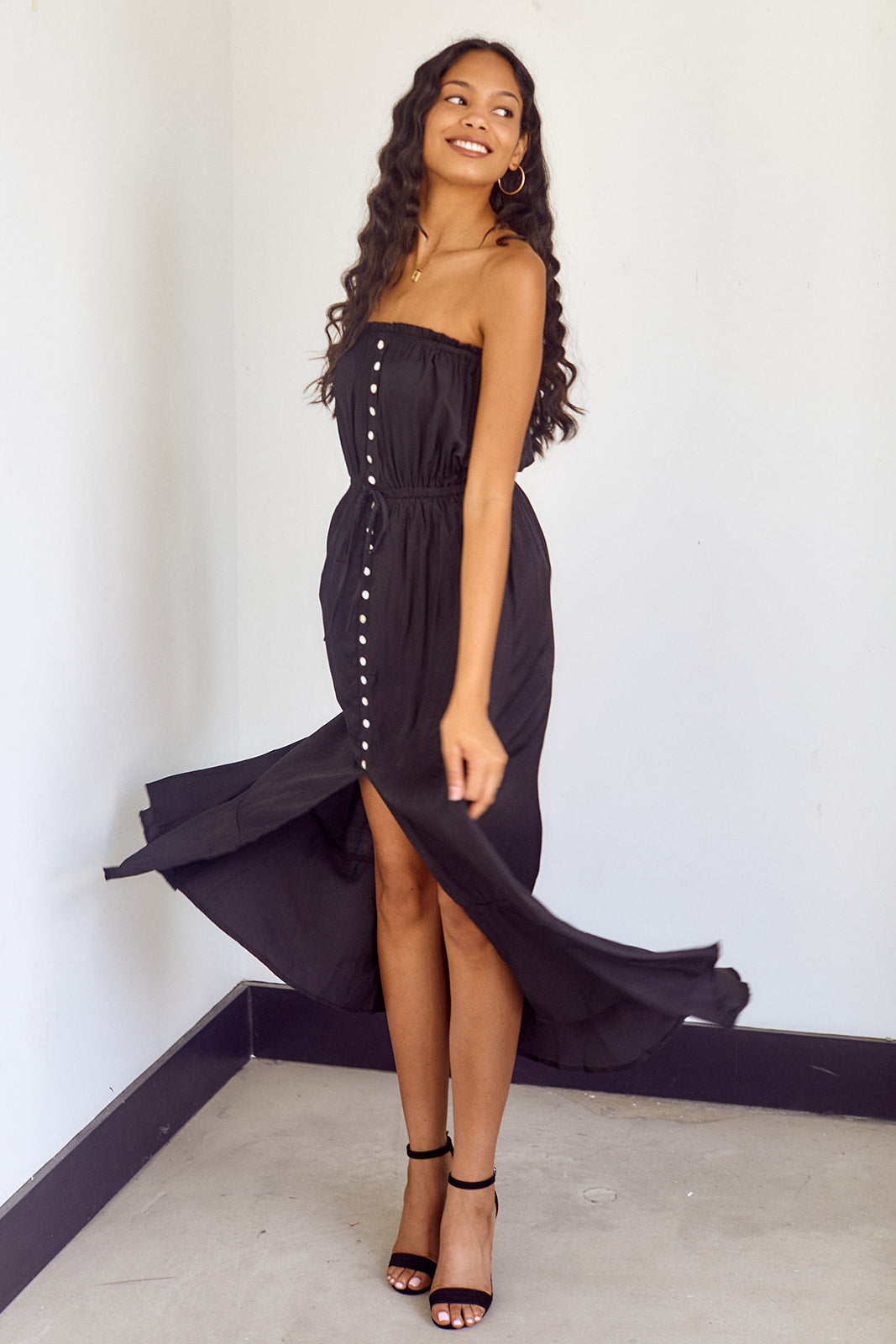 SALE - Kerlie Sleeveless Maxi Dress - fab'rik
