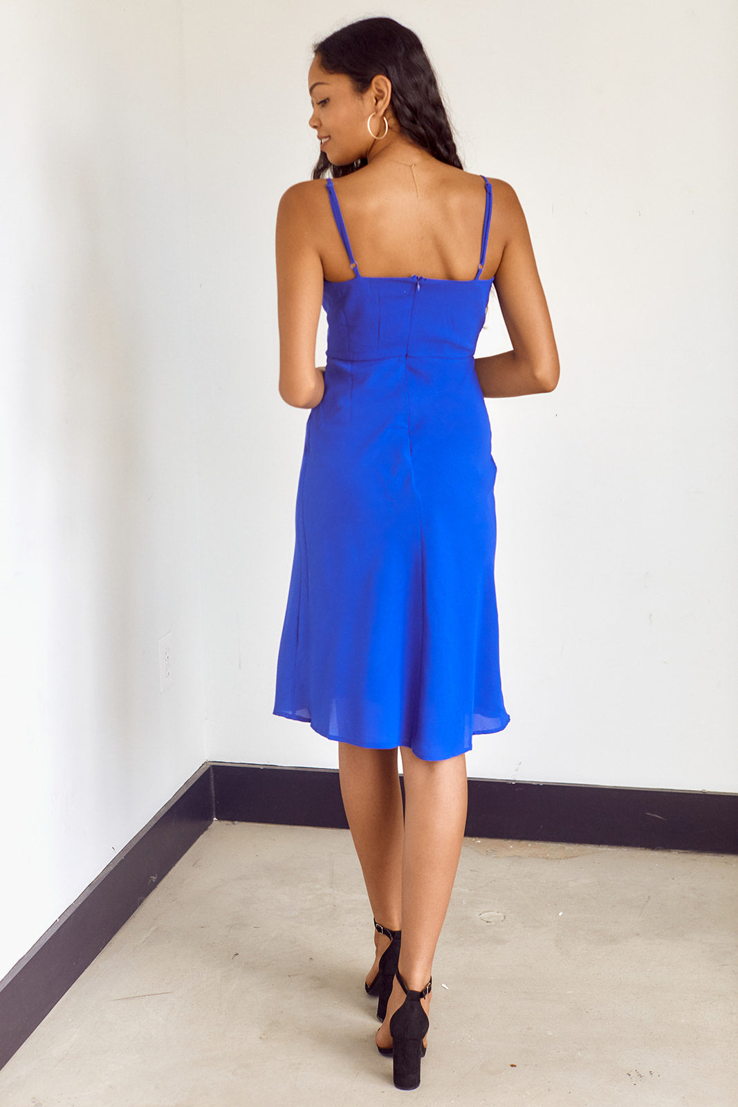 Fremont Cowl Neck Midi Dress - fab'rik