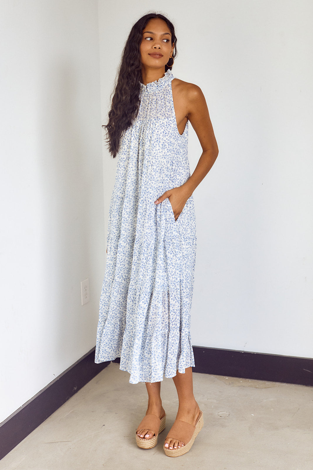SALE - Celia Tiered Maxi Dress - fab'rik