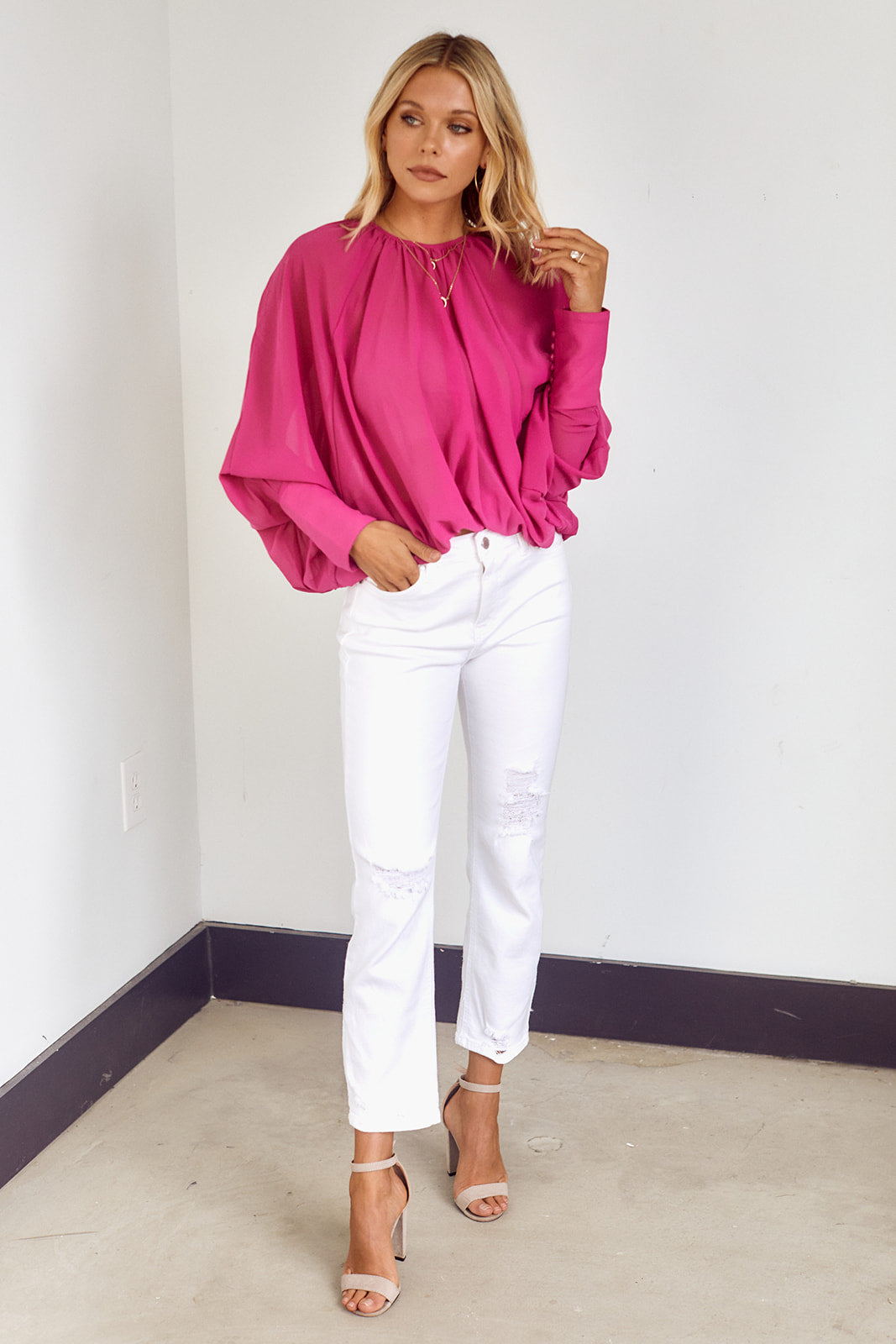 Addi Dolman Sleeve Blouse - fab'rik