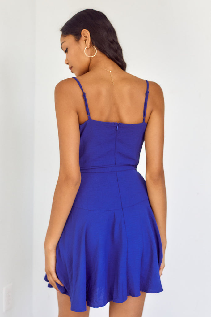 SALE - Fina Cowl Neck Tie Waist Dress - fab'rik
