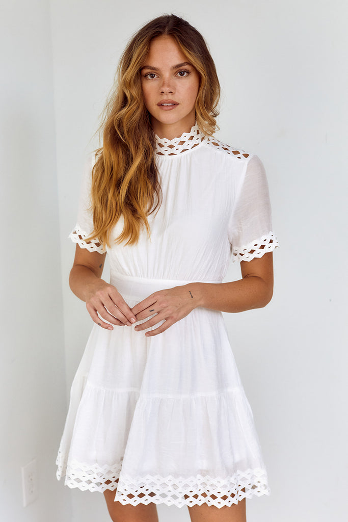 SALE - Tate Lace Detail Dress - fab'rik
