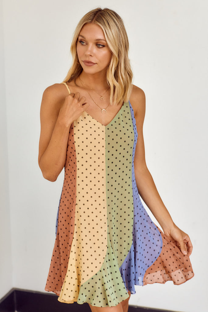 SALE - Santorini Polka Dot Dress - fab'rik