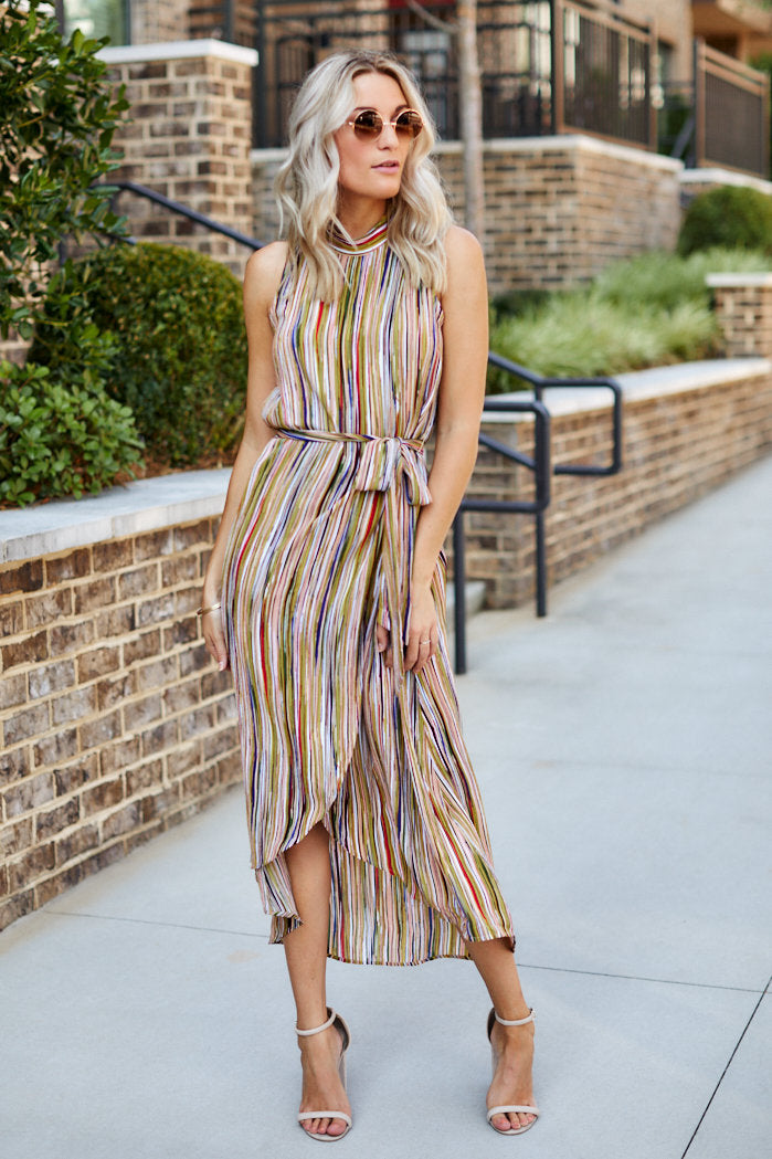Aria Printed Maxi Dress - fab'rik