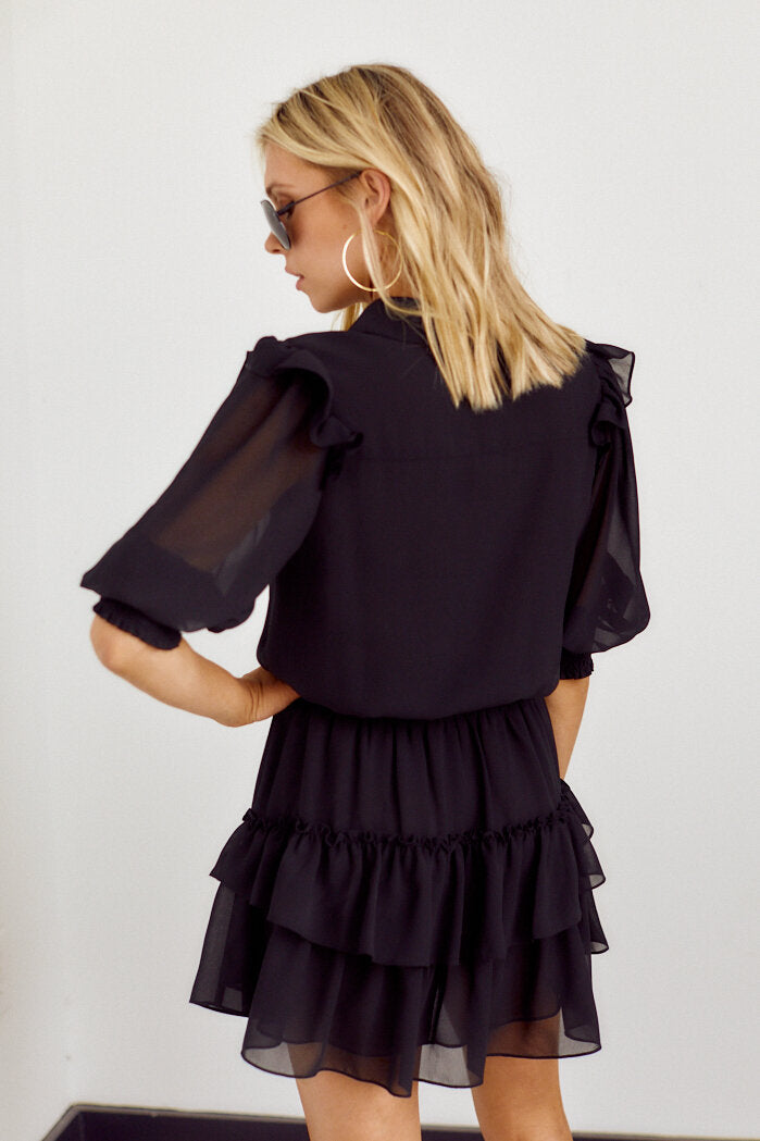 SALE - Lottie Pocket Detail Smocked Waist Dress - fab'rik