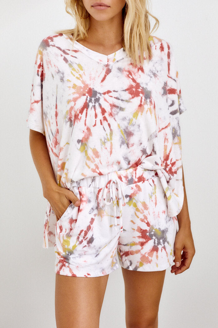 SALE - Maribel Tie Dye Drawstring Short - fab'rik