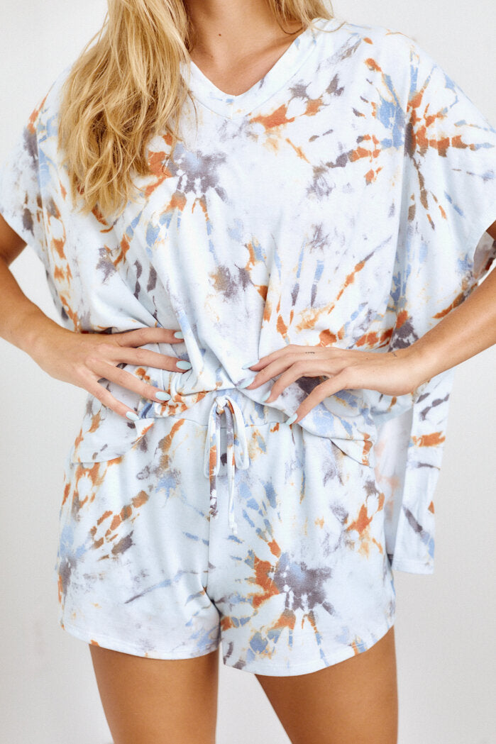 SALE - Maribel Tie Dye Drawstring Short - fab'rik