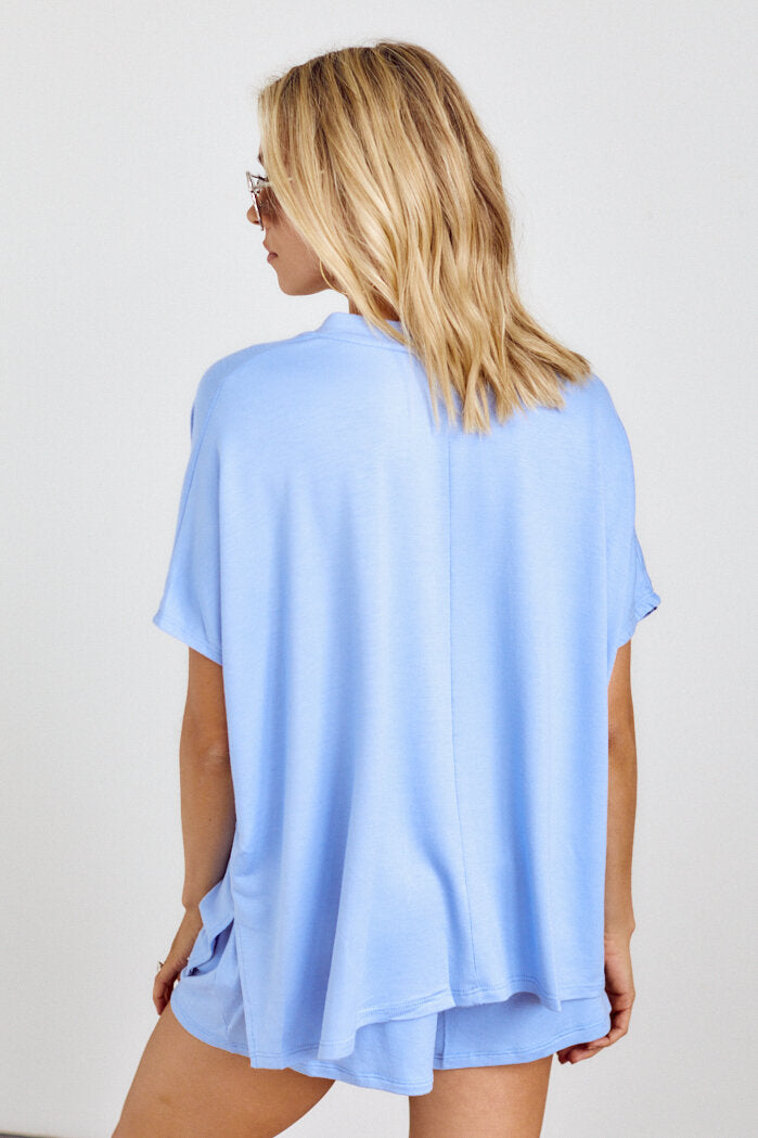 SALE - Mia Short Sleeve Tie Dye Top - fab'rik