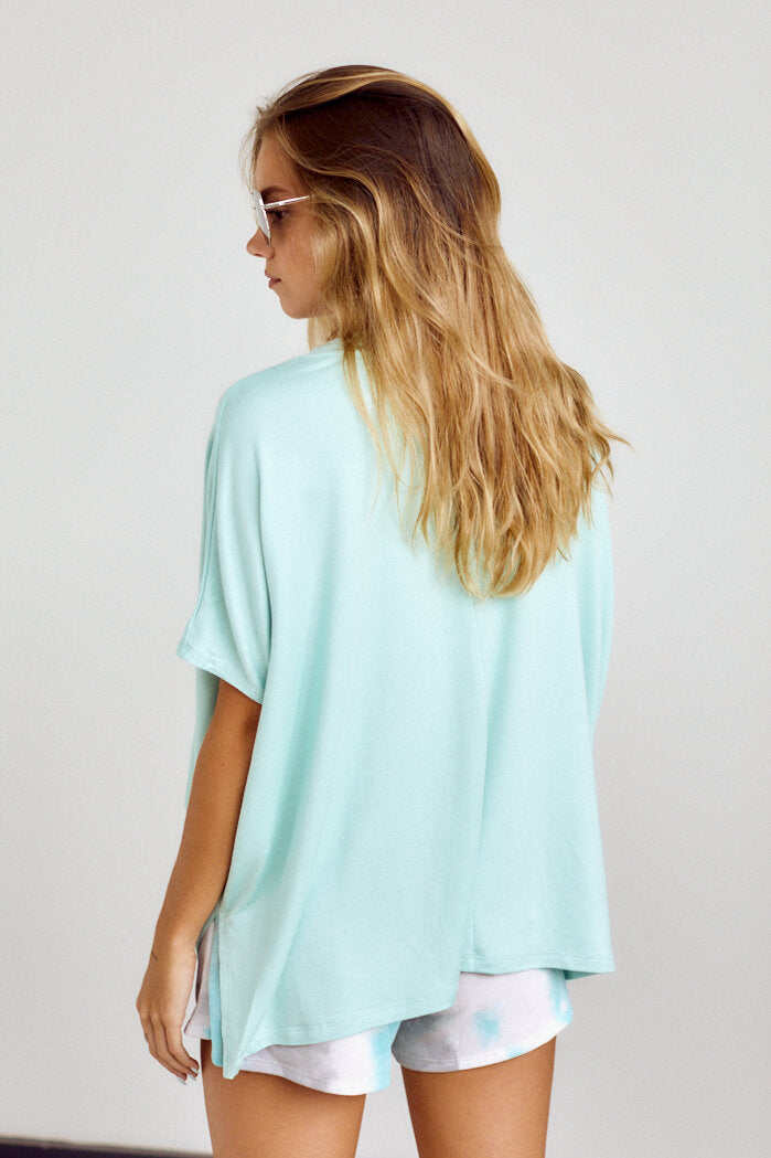 SALE - Mia Short Sleeve Tie Dye Top - fab'rik