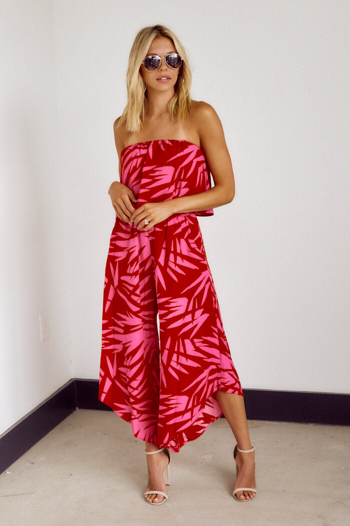 SALE - Ellington Slanted Hem Jumpsuit - fab'rik