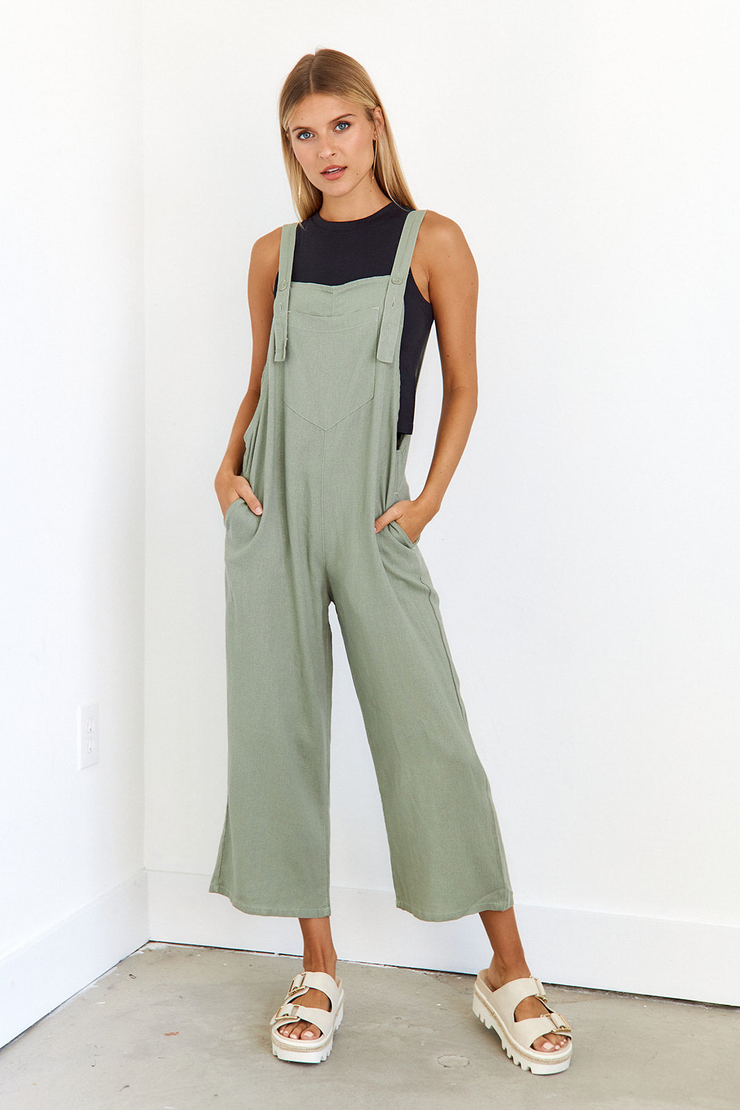 Layton Denim Overall Jumpsuit - fab'rik