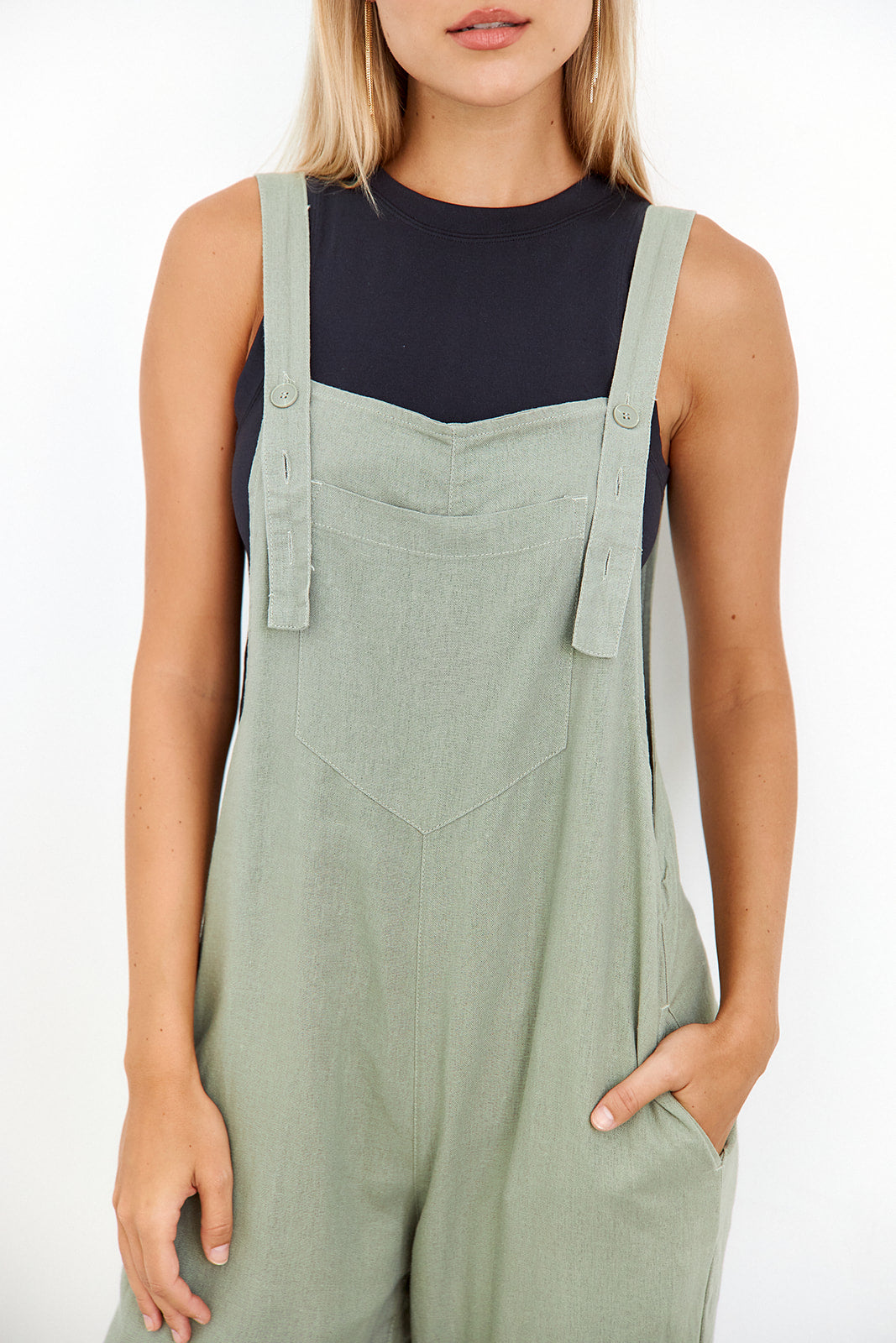 Layton Denim Overall Jumpsuit - fab'rik