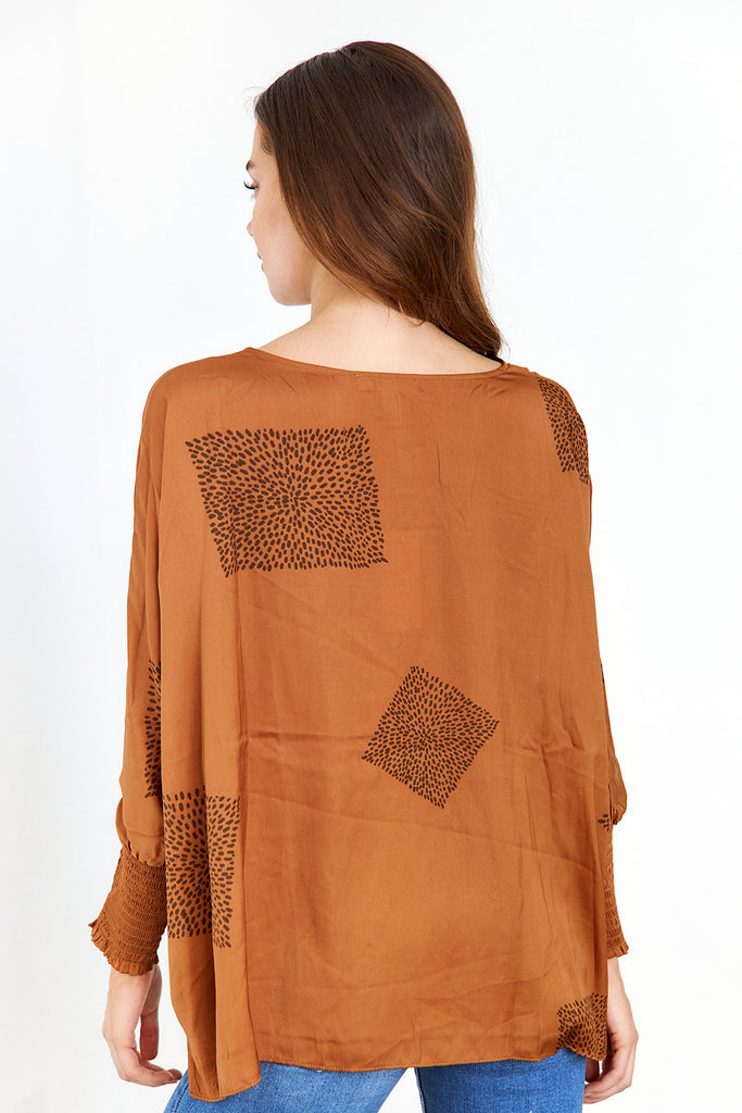 Killian Print Long Sleeve Blouse - fab'rik