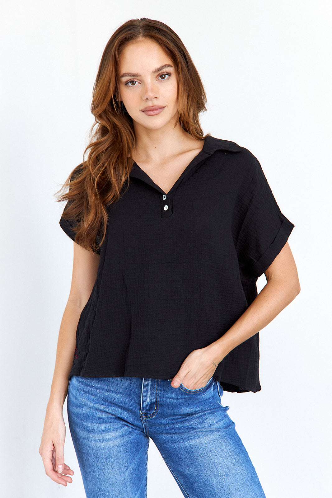 Silva Collared Blouse - fab'rik