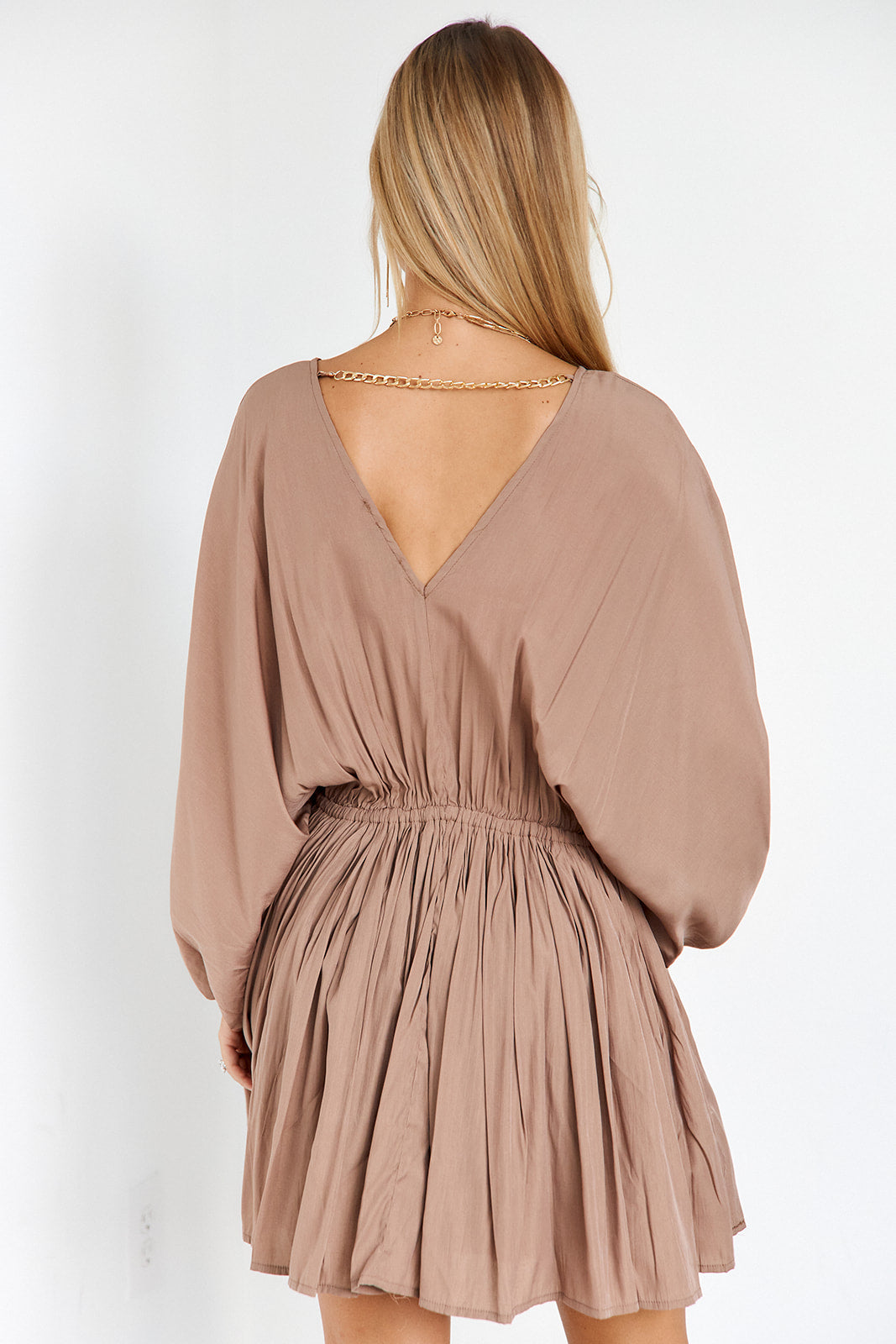 Noble Chain Detail Mini Dress - fab'rik