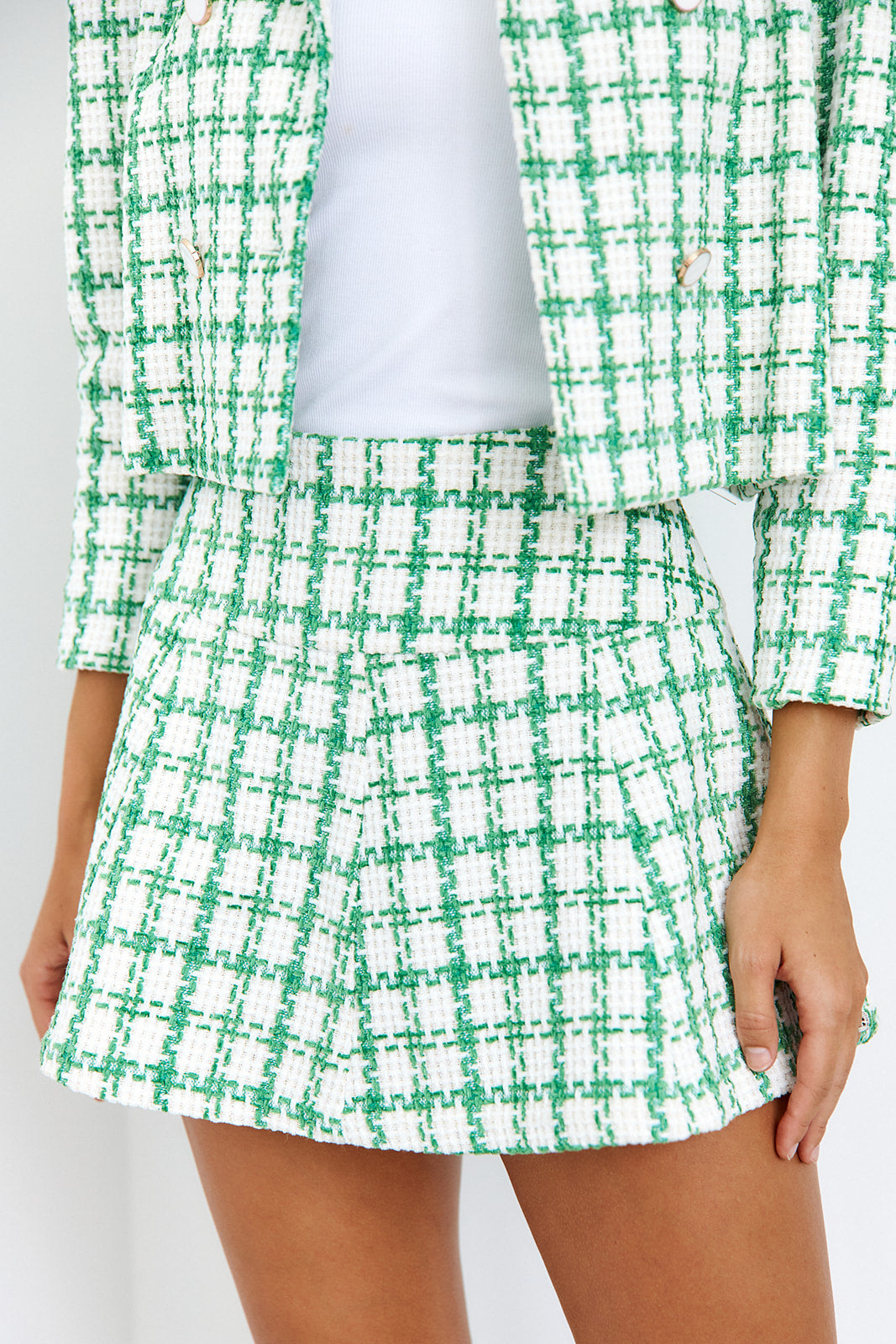 Paris Tweed Mini Skirt - fab'rik