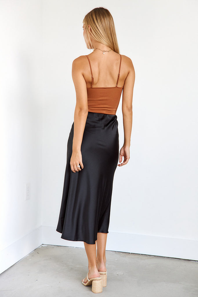 Kori Slip Midi Skirt - fab'rik