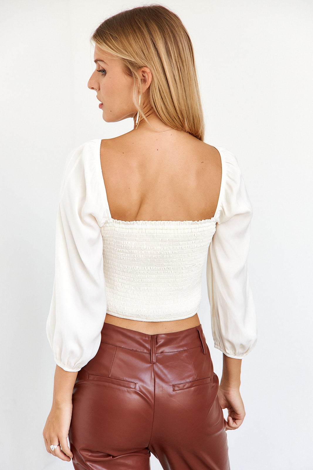 Kynlee Puff Sleeve Blouse - fab'rik