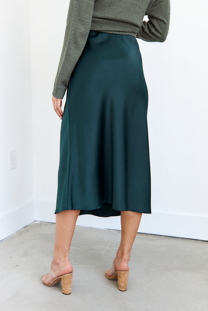 Kori Slip Midi Skirt - fab'rik
