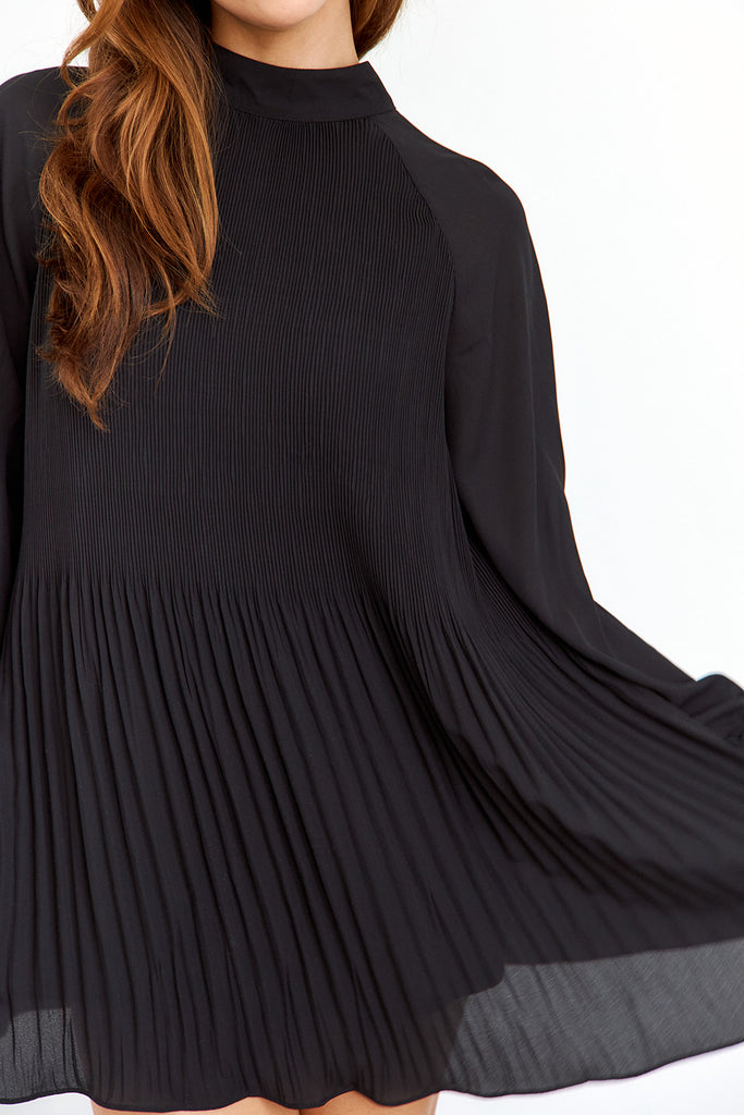 Poppy Pleated Mini Dress - fab'rik
