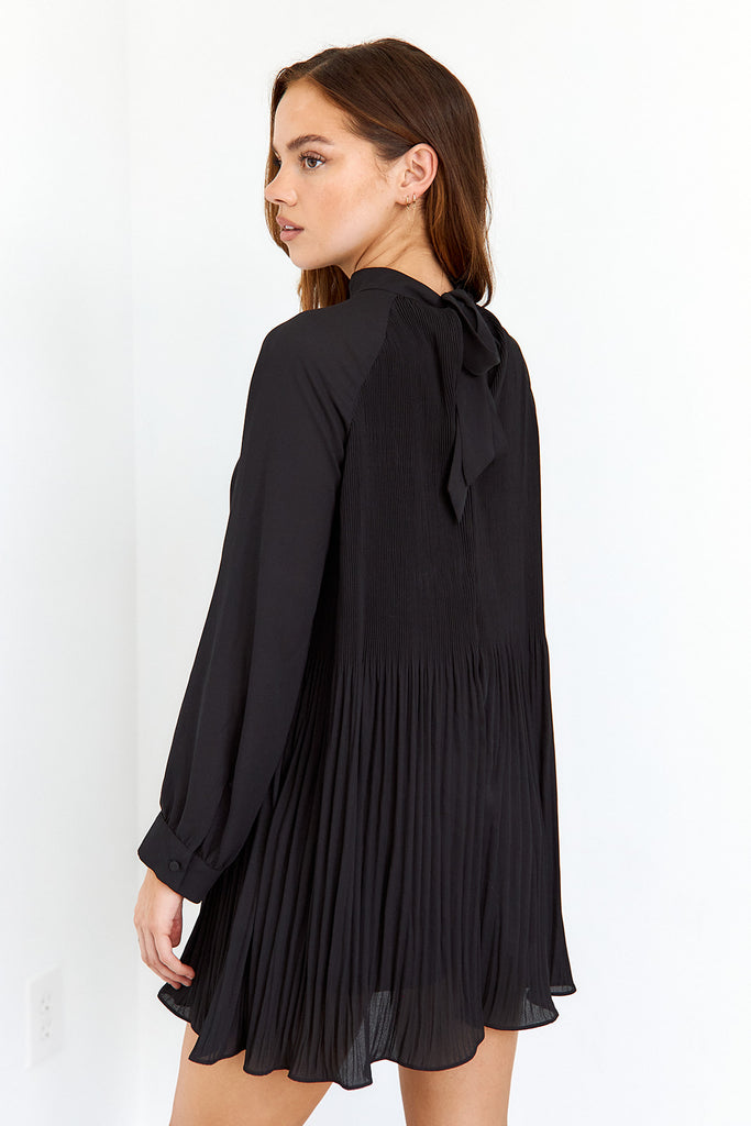 Poppy Pleated Mini Dress - fab'rik