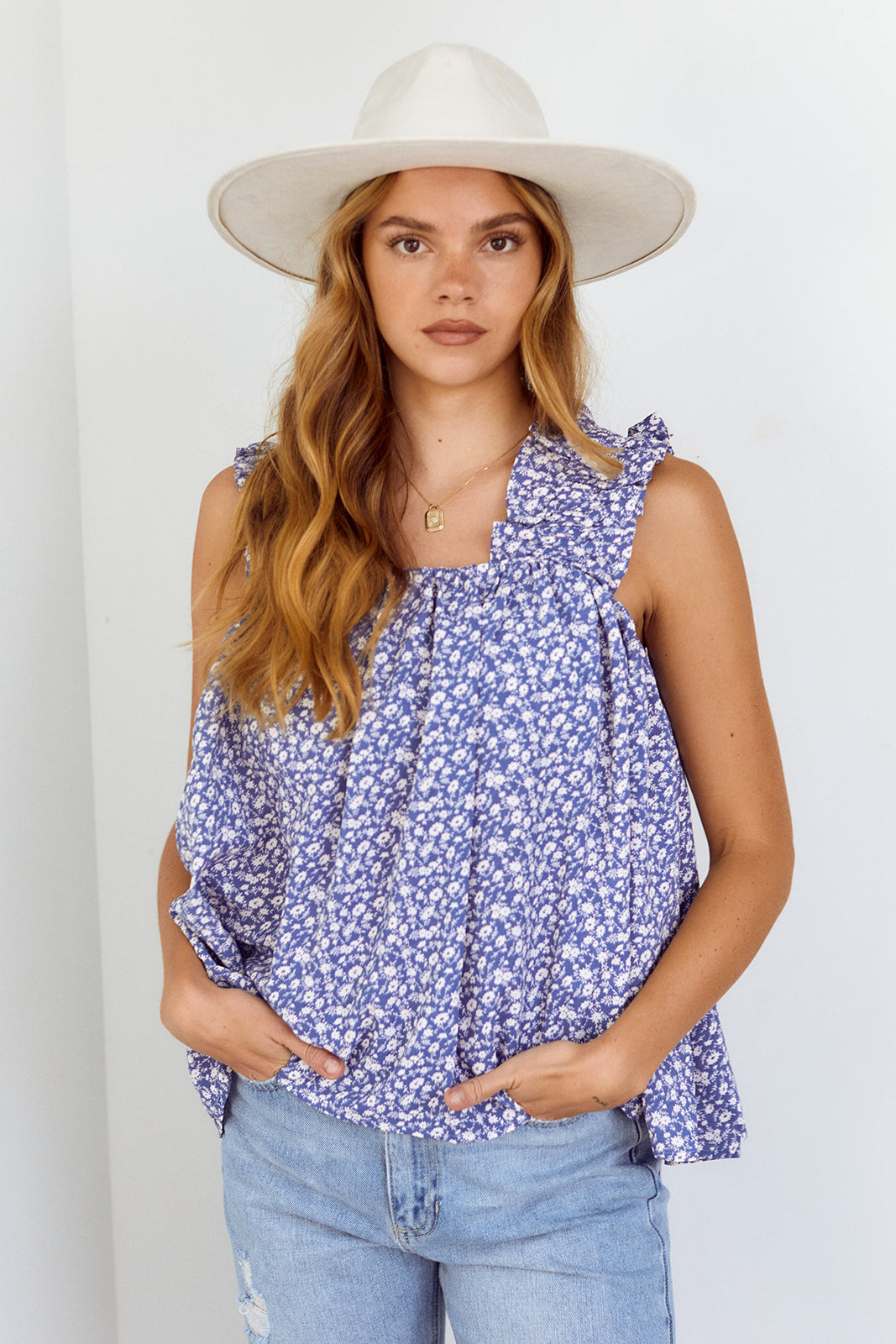 SALE - Frisco Ruffled Detail Blouse - fab'rik