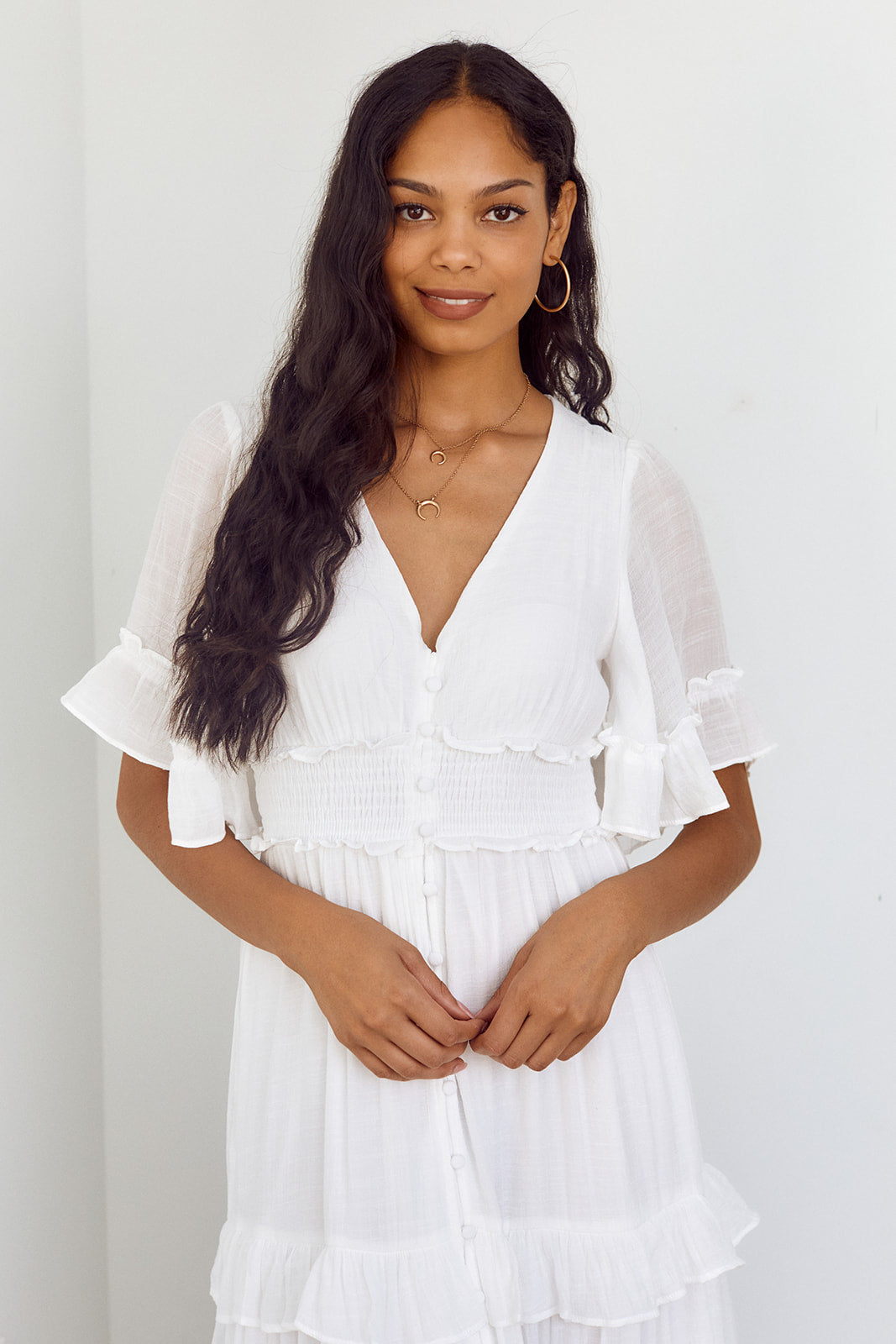 SALE - Millie Button Down Maxi Dress - fab'rik