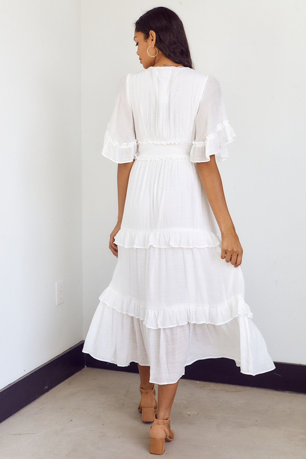 SALE - Millie Button Down Maxi Dress - fab'rik